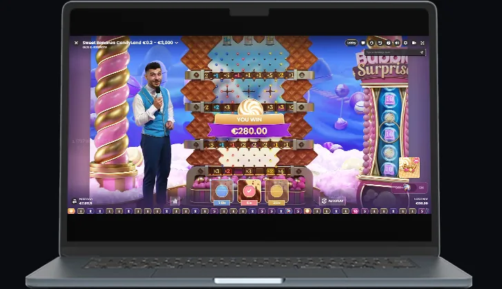 Sweet Bonanza Candyland: outra tela do jogo.