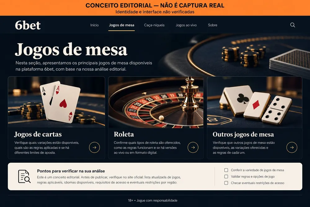 Conceito editorial de uma seção de jogos de mesa com cartas, roleta e dominó