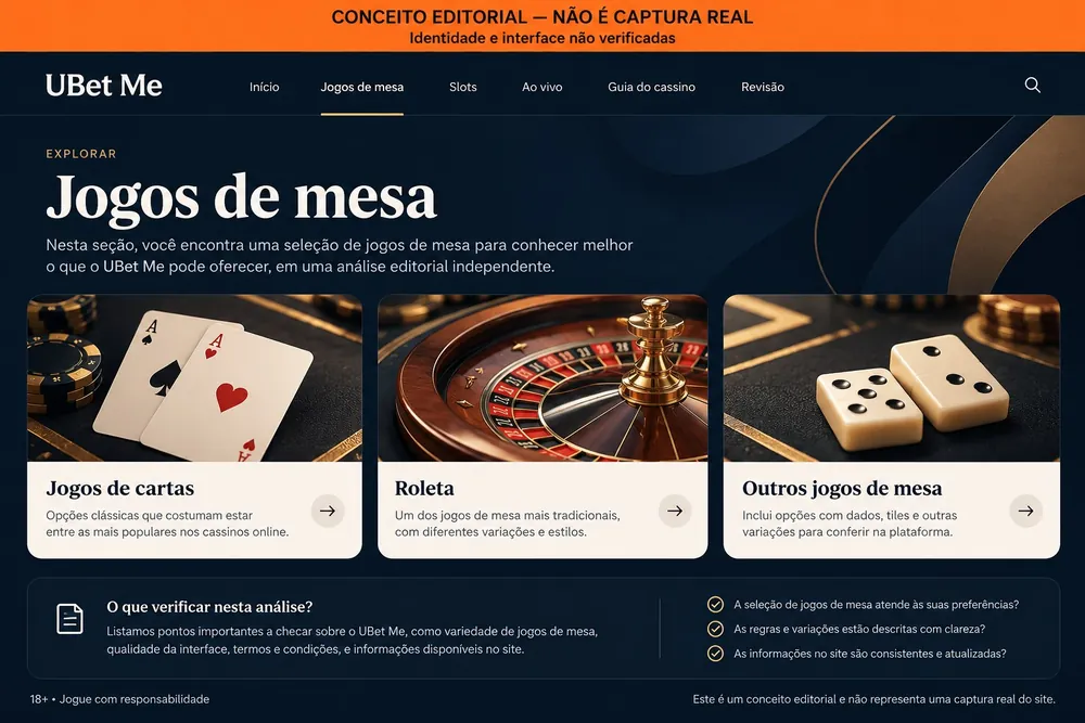 Conceito de seção de jogos de mesa com cartas, roleta e dados