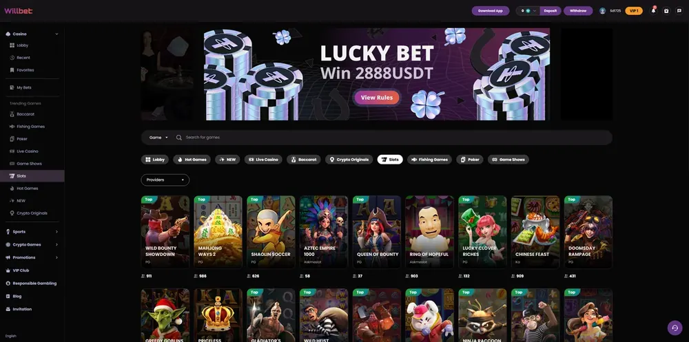 WillBet: captura do site (desktop)