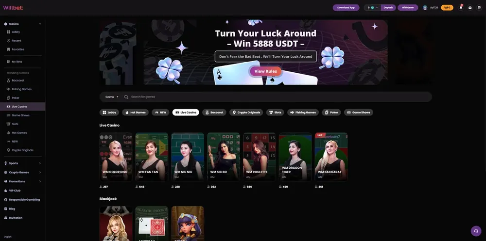 WillBet: captura do site (desktop)