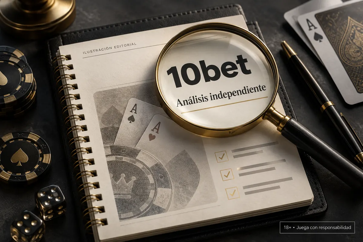 Análisis independiente de 10bet: lo que revisamos antes de recomendarlo. Ilustración editorial.