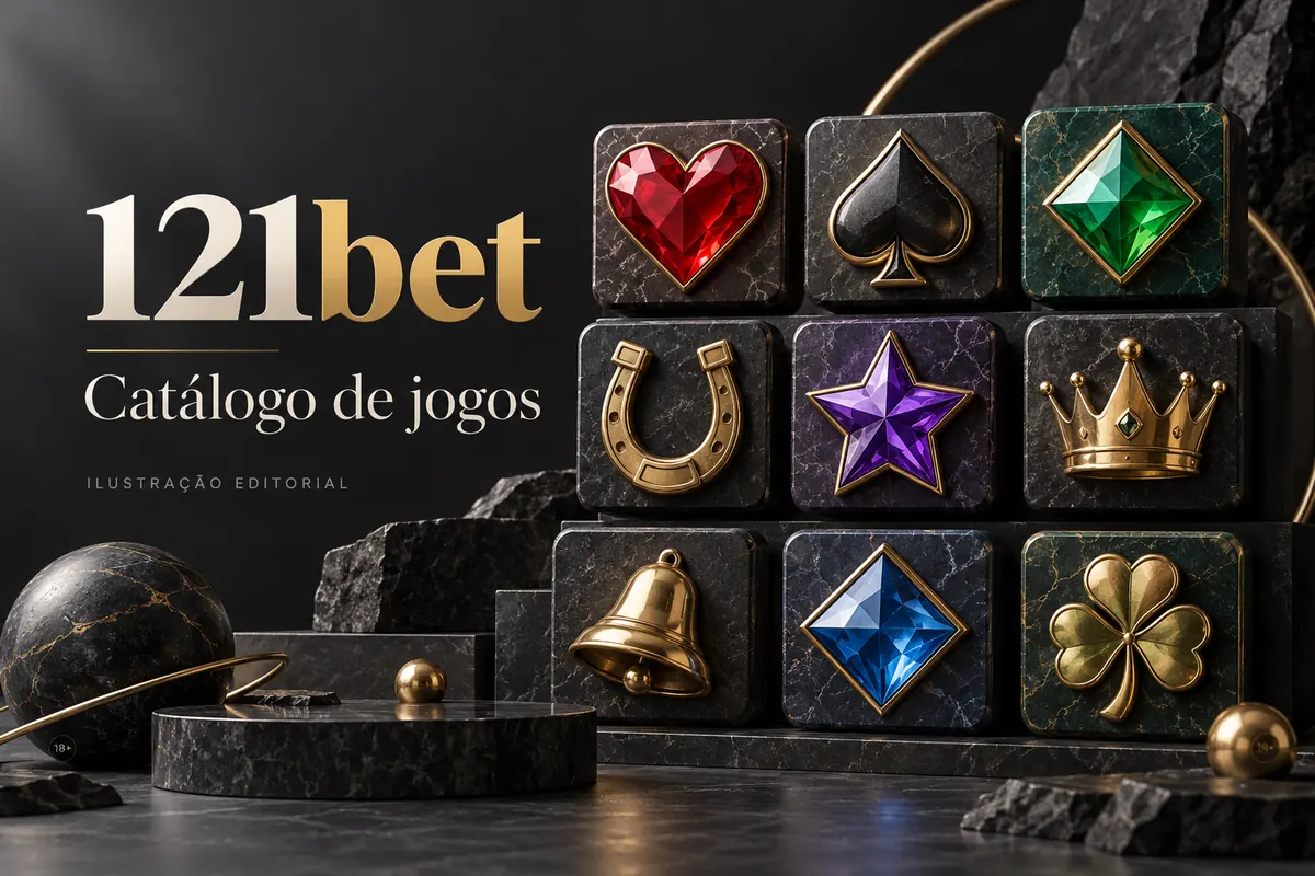 Catálogo de jogos de 121bet: slots, mesas e cassino ao vivo. Ilustração editorial.