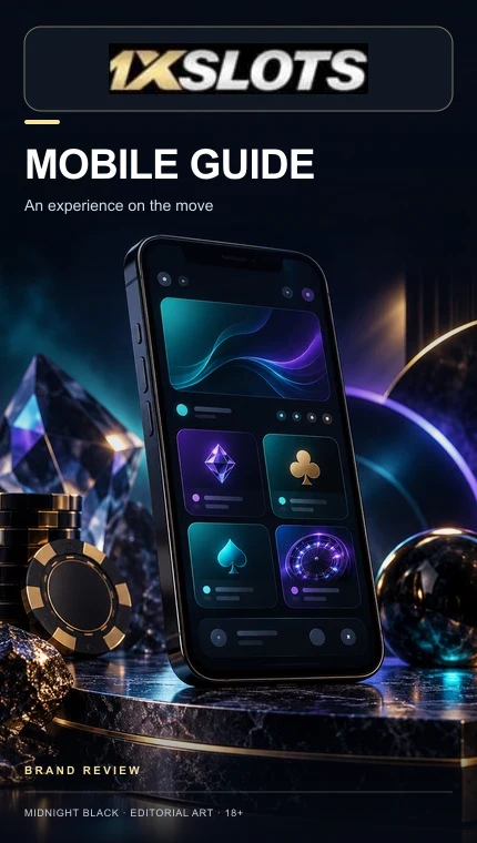 1xSlots en el celular: funciona desde el navegador, la app es opcional.