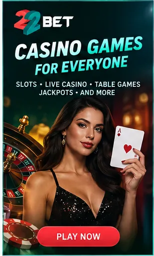 Tragamonedas en 22Bet: el RTP de cada juego se ve en su menú de información.