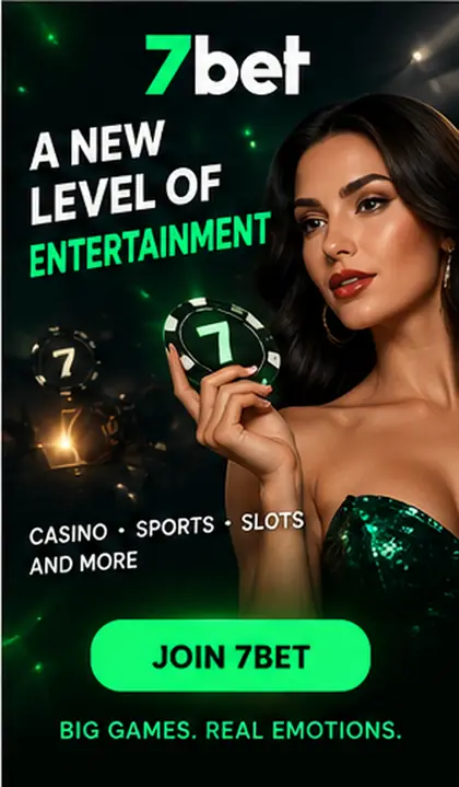 7bet também aceita apostas esportivas; o bônus de cassino e o de esportes costumam ser diferentes.