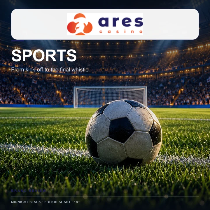 Ares Casino también acepta apuestas deportivas; el bono de casino y el de deportes suelen ser distintos.