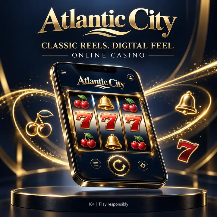 Tragamonedas en Atlantic City: el RTP de cada juego se ve en su menú de información.