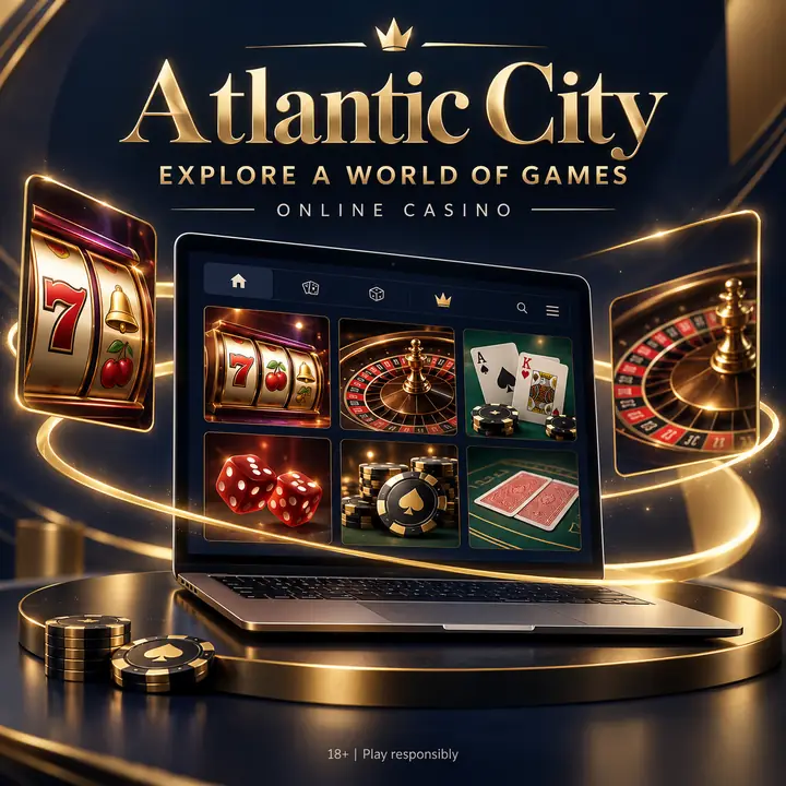 Tragamonedas en Atlantic City: el RTP de cada juego se ve en su menú de información.