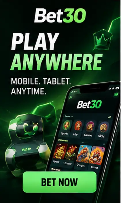 Bet30 en el celular: funciona desde el navegador, la app es opcional.