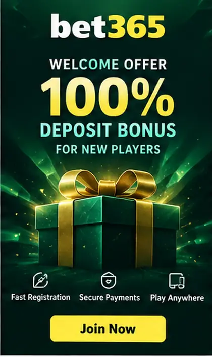 Oferta de bienvenida de bet365. Antes de aceptarla, revisa el rollover y la apuesta máxima.