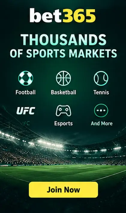 bet365 también acepta apuestas deportivas; el bono de casino y el de deportes suelen ser distintos.