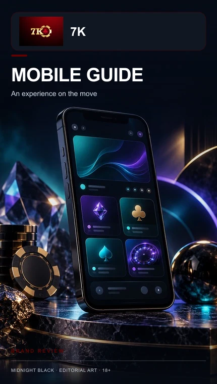 Bet7k no celular: funciona pelo navegador, o app é opcional.