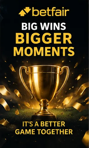 Promoção de Betfair. Ilustração, não captura do site.
