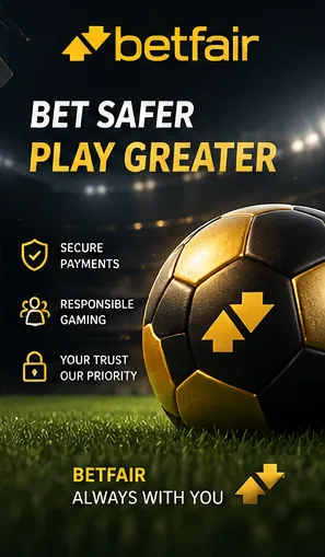 Promoção de Betfair. Ilustração, não captura do site.