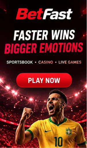 BetFast também aceita apostas esportivas; o bônus de cassino e o de esportes costumam ser diferentes.