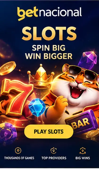 Slots em Betnacional: o RTP de cada jogo aparece no menu de informações.