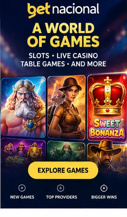 Slots em Betnacional: o RTP de cada jogo aparece no menu de informações.