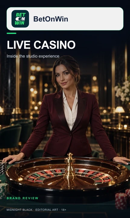 Casino en vivo de Betonwin: mesas con crupier real.