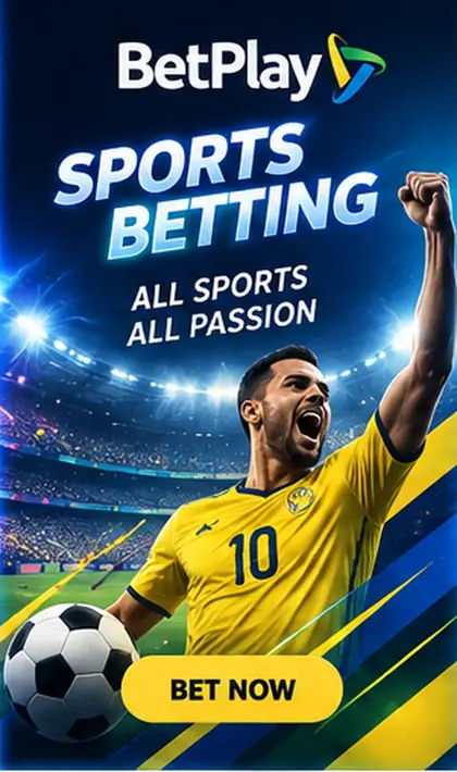 BetPlay también acepta apuestas deportivas; el bono de casino y el de deportes suelen ser distintos.