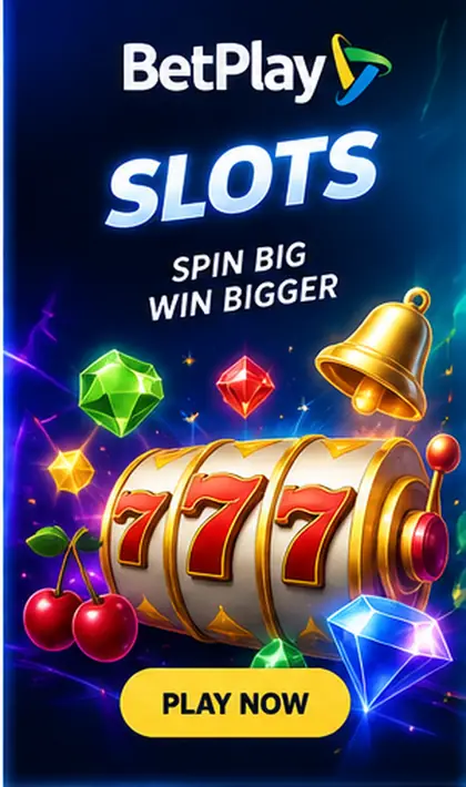 Tragamonedas en BetPlay: el RTP de cada juego se ve en su menú de información.