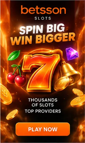 Tragamonedas en Betsson: el RTP de cada juego se ve en su menú de información.