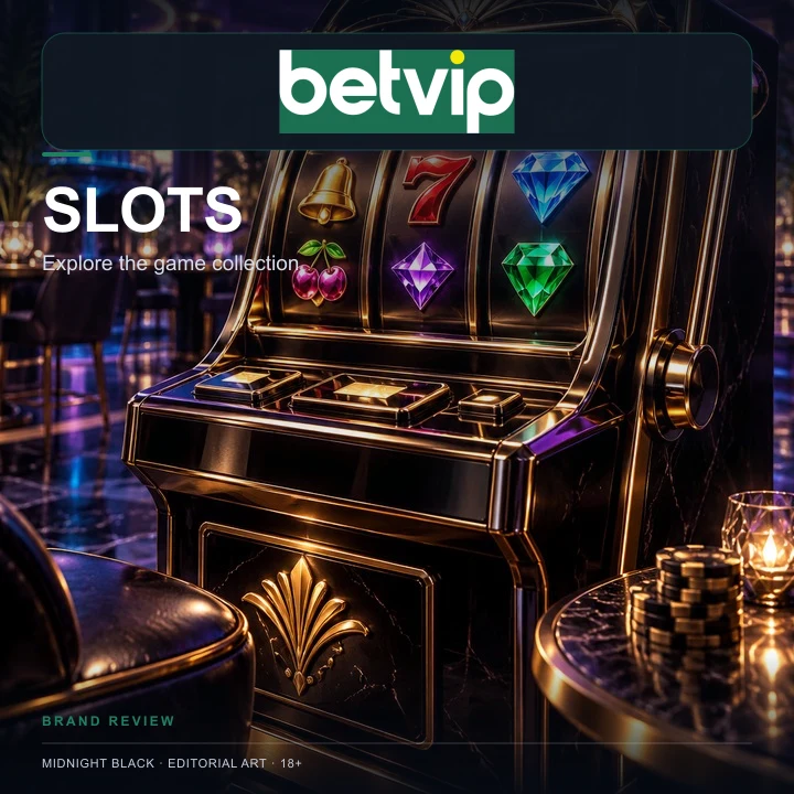Slots em BetVip: o RTP de cada jogo aparece no menu de informações.