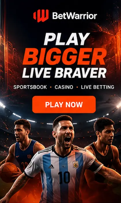 BetWarrior también acepta apuestas deportivas; el bono de casino y el de deportes suelen ser distintos.