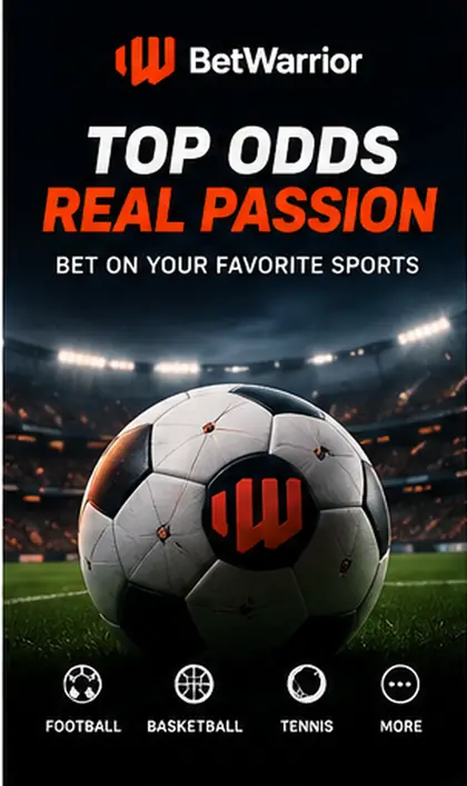 BetWarrior también acepta apuestas deportivas; el bono de casino y el de deportes suelen ser distintos.