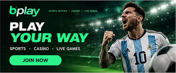 bplay también acepta apuestas deportivas; el bono de casino y el de deportes suelen ser distintos.