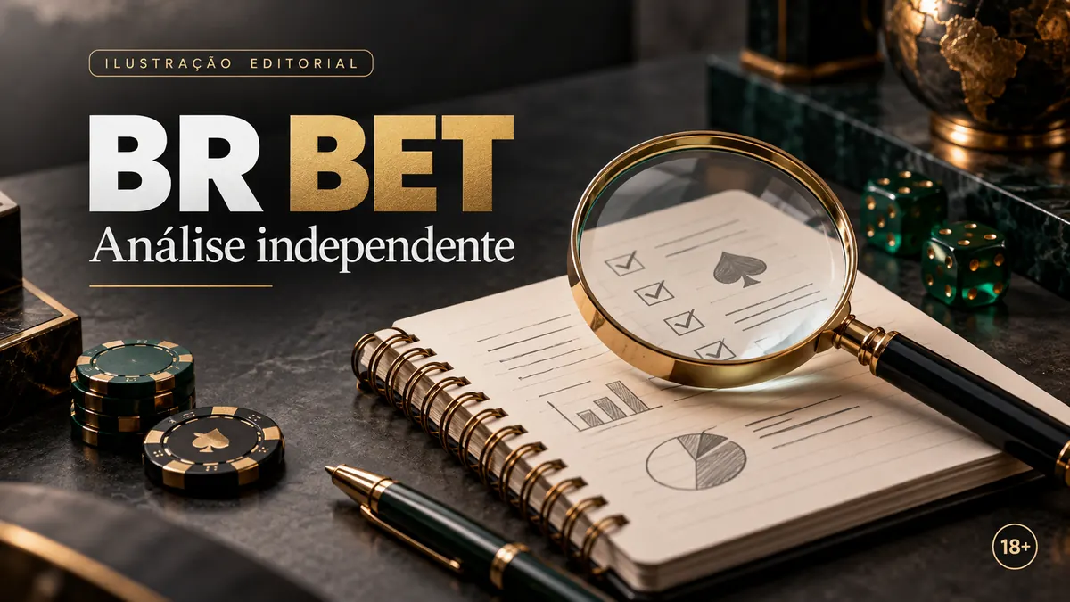 Análise independente de BRBet: o que verificamos antes de recomendar. Ilustração editorial.