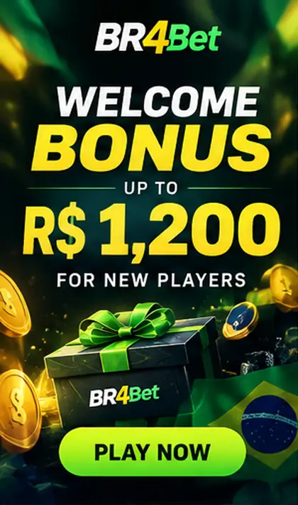 Oferta de boas-vindas de BR4Bet. Antes de aceitar, confira o rollover e a aposta máxima.