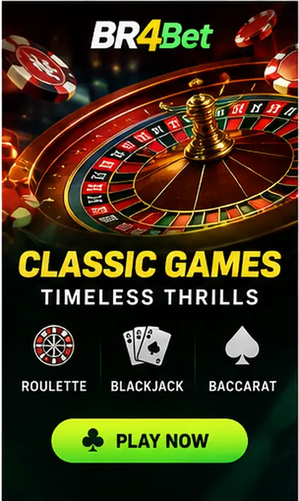Cassino ao vivo de BR4Bet: mesas com crupiê real.
