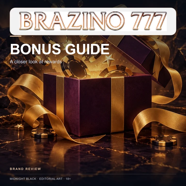 Oferta de bienvenida de Brazino777. Antes de aceptarla, revisa el rollover y la apuesta máxima.