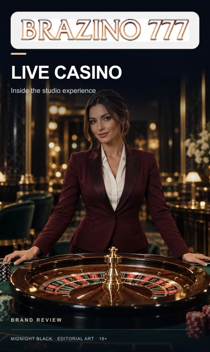 Casino en vivo de Brazino777: mesas con crupier real.