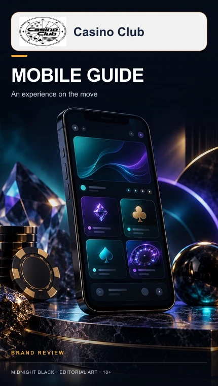Casino Club Online en el celular: funciona desde el navegador, la app es opcional.