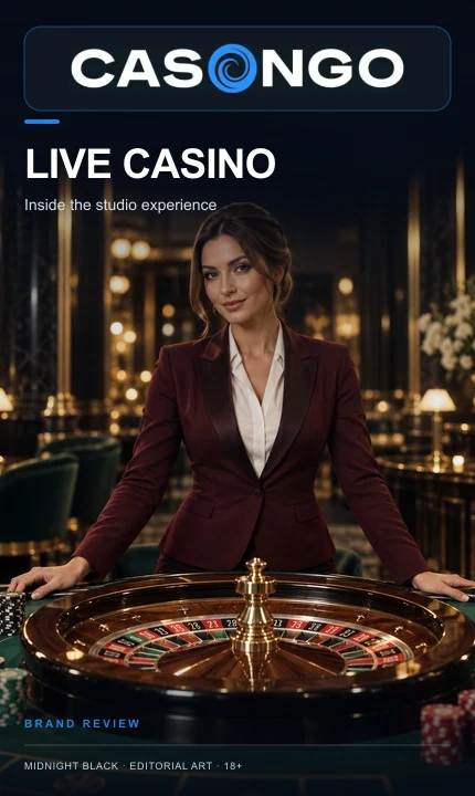 Casino en vivo de Casongo: mesas con crupier real.