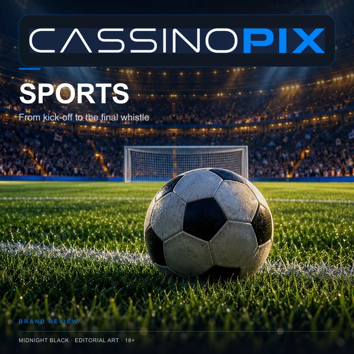Cassino Pix também aceita apostas esportivas; o bônus de cassino e o de esportes costumam ser diferentes.