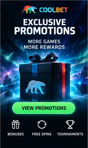 Oferta de bienvenida de Coolbet. Antes de aceptarla, revisa el rollover y la apuesta máxima.