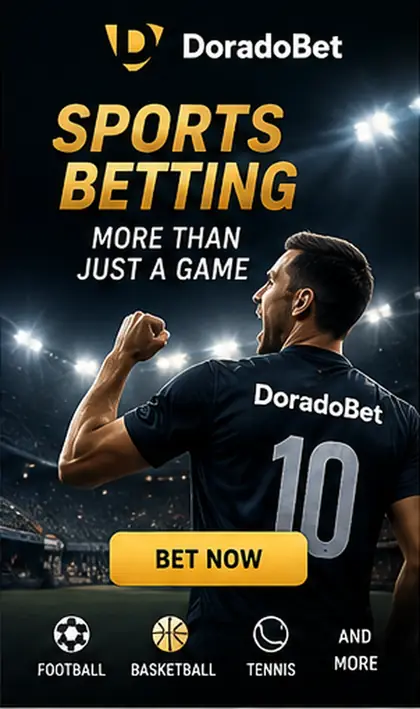Doradobet también acepta apuestas deportivas; el bono de casino y el de deportes suelen ser distintos.