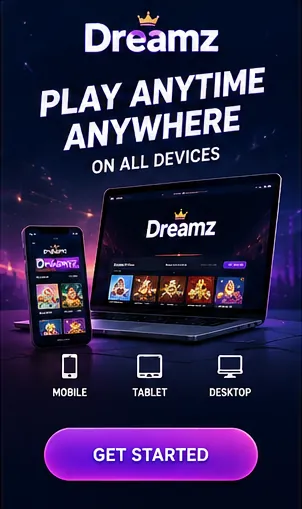 Dreamz en el celular: funciona desde el navegador, la app es opcional.
