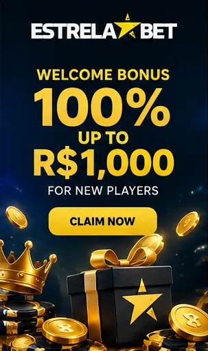 Oferta de boas-vindas de Estrela Bet. Antes de aceitar, confira o rollover e a aposta máxima.