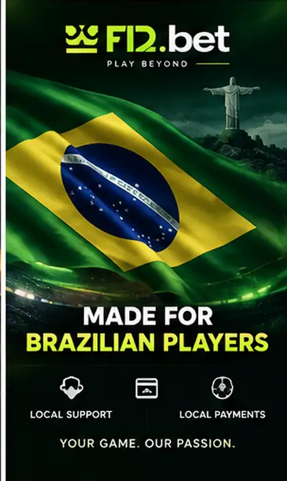 Pagamentos em F12.bet: deposite e saque com métodos no seu nome.