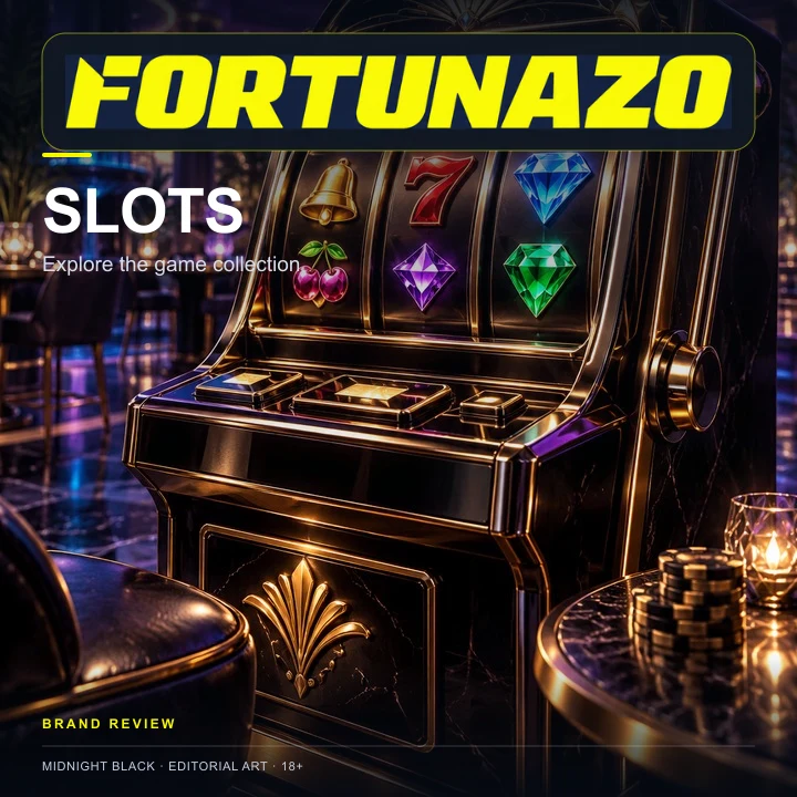 Tragamonedas en Fortunazo: el RTP de cada juego se ve en su menú de información.