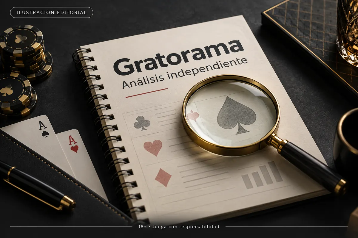 Análisis independiente de Gratorama: lo que revisamos antes de recomendarlo. Ilustración editorial.