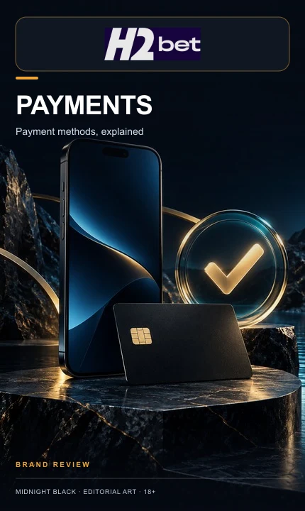 Pagamentos em H2bet: deposite e saque com métodos no seu nome.