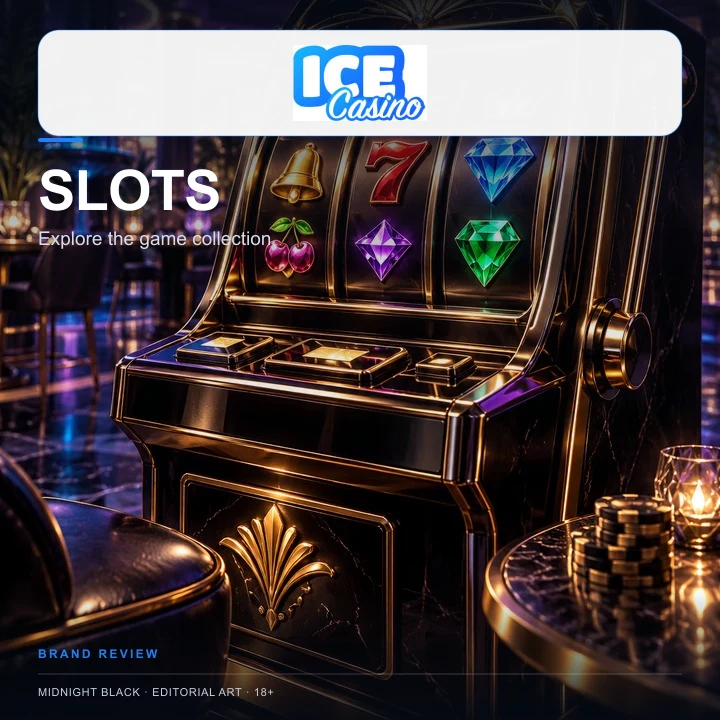 Slots em Ice Cassino: o RTP de cada jogo aparece no menu de informações.
