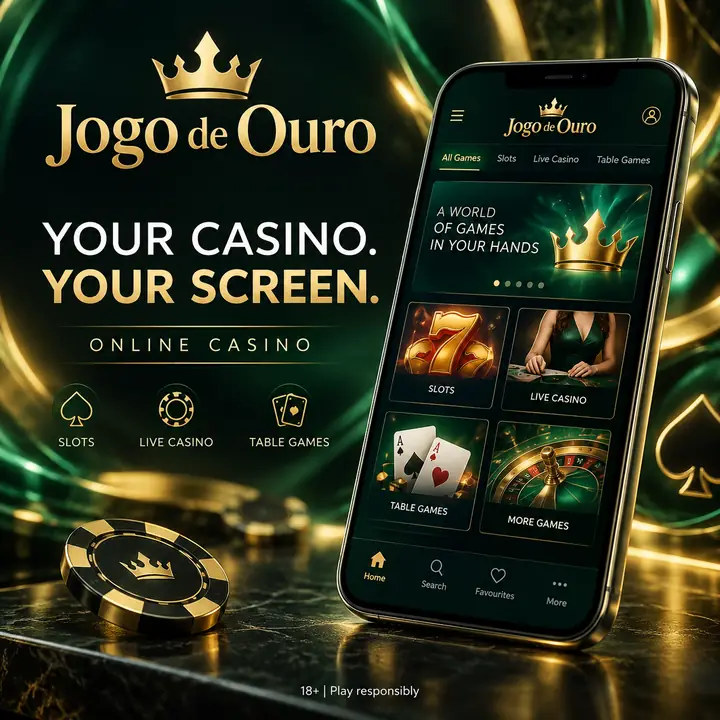 Promoção de Jogo de Ouro. Ilustração, não captura do site.