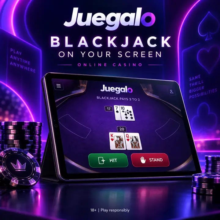Casino en vivo de Juegalo: mesas con crupier real.