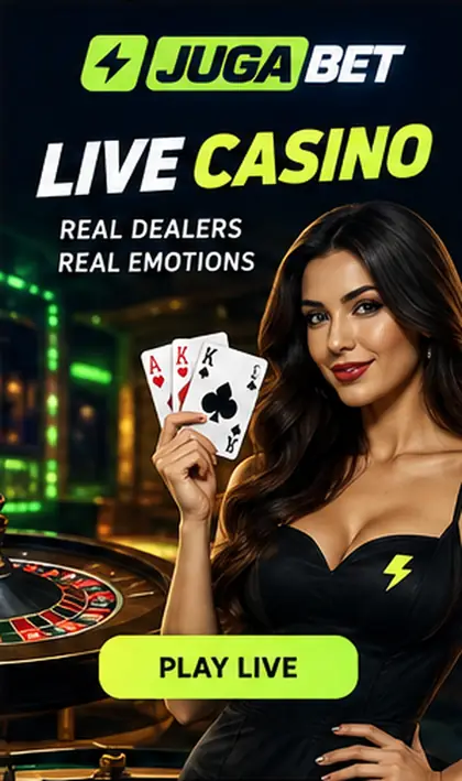 Casino en vivo de Jugabet: mesas con crupier real.